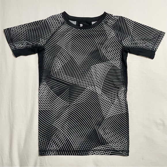 all in motion Other - Black and white geometric dri fit tshirt. All in motion. Boys Medium